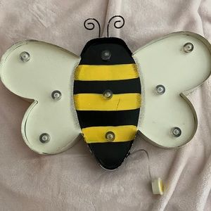 Vintage Bee Light Up Sign